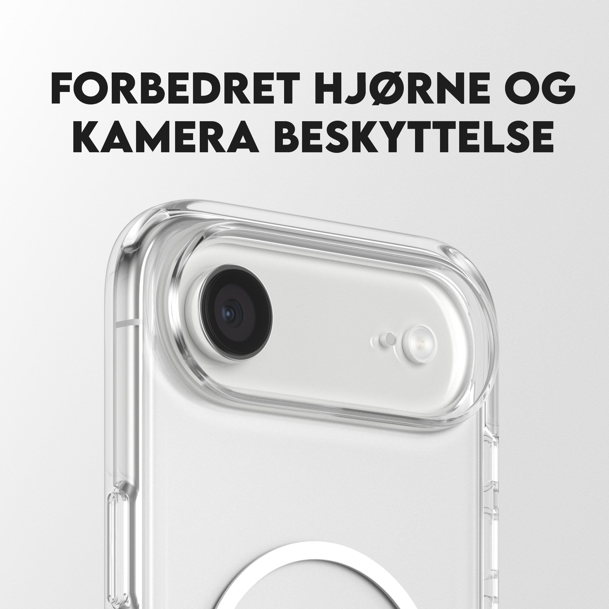 CARE™ by PanzerGlass® Kickstand Case Transparent m. MagSafe iPhone Air